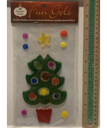 Holiday Crafts Christmas Fun GEL Sticker Window Clings Christmas Tree 17... - £2.72 GBP