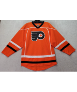 NHL Philadelphia Flyers Jersey Ice Hockey Youth XL Orange 100% Polyester... - $437.94 MXN