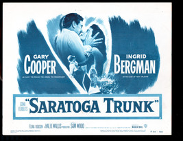 Saratoga Trunk 11&quot;x14&quot; Lobby Card #1 Ingrid Bergman Gary Cooper Western - £39.59 GBP