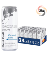Full Case 24x Cans Red Bull Coconut Edition Coconut Berry Energy Drink |... - $1,552.67 MXN
