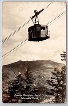 Cannon Mountain Aerial Tramway Franconia Notch NH Real Photo Postcard A42 - £3.95 GBP