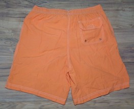 Roundtree &amp; Yorke Size Large Orange New Men&#39;s Swim Trunks Shorts - £47.49 GBP