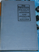 Lake English Classics ~ MACAULAY&#39;S ESSAYS on ADDISON and JOHNSON 1903 Ha... - £5.81 GBP