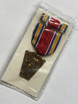 WWII, CAMPAIGN AND SERVICE, VICTORY MEDAL, WITH PINBACK RIBBON, POST WAR... - $19.80
