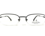 Brooks Brothers Eyeglasses Frames BB1039T 1500T Black Oval Half Rim 54-1... - $64.96