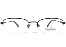 Brooks Brothers Eyeglasses Frames BB1039T 1500T Black Oval Half Rim 54-1... - $64.96