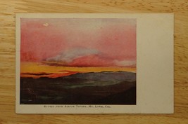 Vintage Postcard California UDS Sunset From Alpine Tavern Mt Lowe Reider... - £8.60 GBP