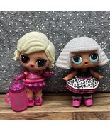 Lot Of 2 LOL Suprise! Dolls Glitter Series Diva And #hairgoals Glamor Qu... - $19.80