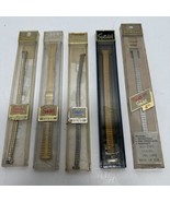 Five Vintage Unused Womens Speidel Watch Bands Still in the Box - £26.70 GBP