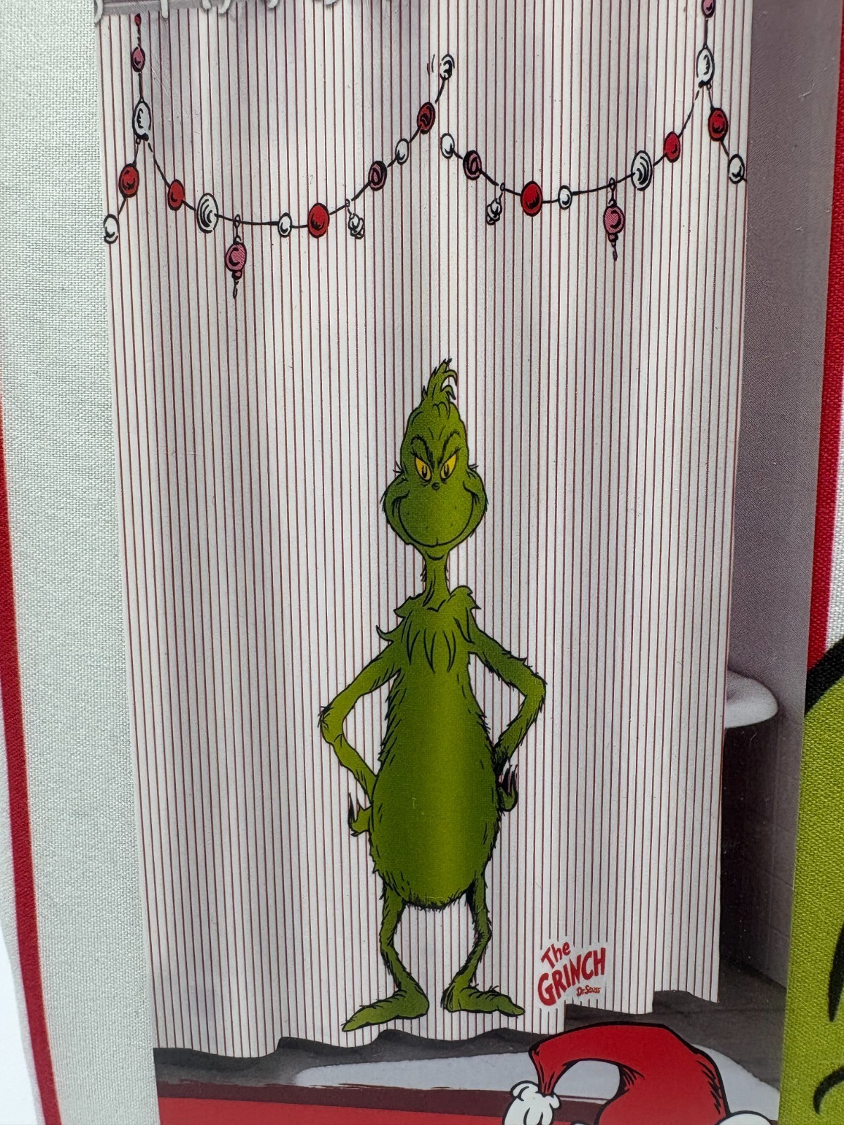 The Grinch Dr Seuss Christmas Shower Curtain NEW Item image 3