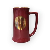 Vintage Texas A&amp;M University Aggies NCAA Maroon Beer Stein Tankard Mug C... - $19.80