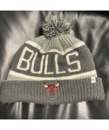 47 Brand Chicago Bulls Winter Hat with Pom Pom One Size Basketball NBA - £12.61 GBP