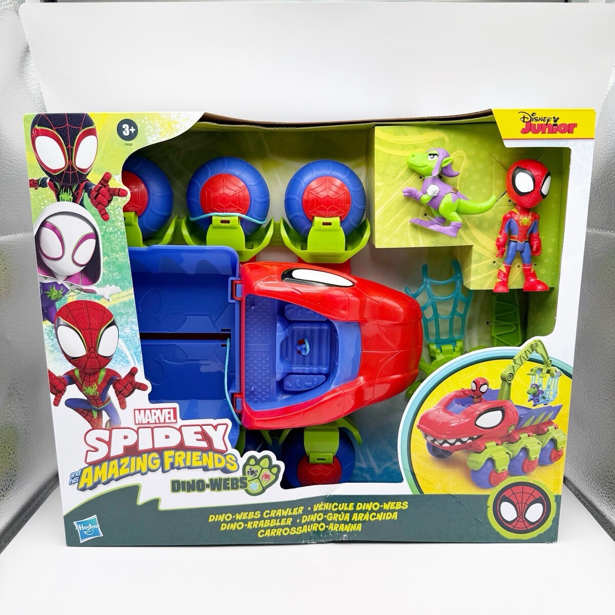 Marvel Spidey and His Amazing Friends Dino-Webs Crawler New  - $19.99