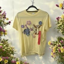 NWT Disney T-Shirt Women's Size XS Yellow Winnie The Pooh Tigger Eeyore ... - $16.78