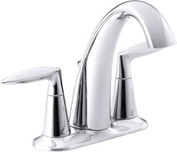Alteo Collection Centerset Faucet, Polished Chrome, K-45100-4-Cp, Kohler - £145.49 GBP