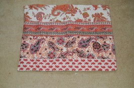 (1) One Beautiful Paisley Handcrafted Paisley Pillow Sham Bed Bedroom Home Decor - £5.40 GBP