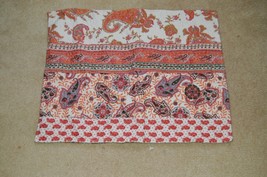 (1) One Beautiful Paisley Handcrafted Paisley Pillow Sham Bed Bedroom Ho... - £5.34 GBP