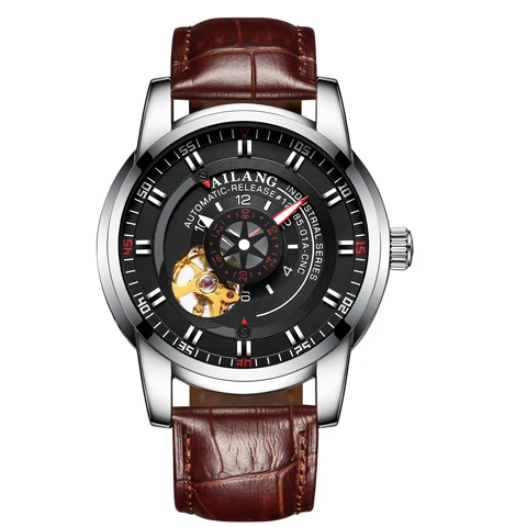 diesel watch diver man automatic mechanical pilot army gear sport Skeleton steam