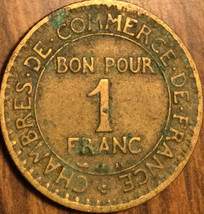 1923 France 1 Franc Coin - £1.37 GBP