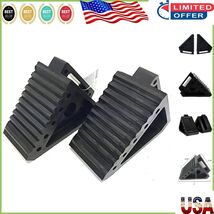 Durable Rubber Wheel Chocks 2-Pack with Built-In Handle - Space-Saving D... - $589.73 MXN