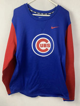 Nike Chicago Cubs Warm Up Long Sleeve MLB Baseball Practice Men’s XL - £39.32 GBP