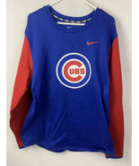 Nike Chicago Cubs Warm Up Long Sleeve MLB Baseball Practice Men’s XL - £39.17 GBP