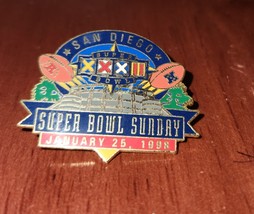 Estate sale find,  Super Bowl 32, San Diego pin, NFL - £7.66 GBP