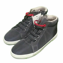 Cat &amp; Jack Toddler Grey Ford Hi-Top Zipper Slip-On Zipper Shoes Sneakers... - £10.22 GBP