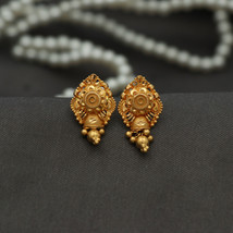 Fashion Bohemian Ladies Jewelry Wedding Gift 22cts Stamp Gold 2.4cm Stud Earring - £585.12 GBP