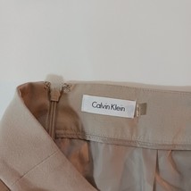 Calvin Klein RN#54163 Back Zipper Women's Tan/Beige Skirt Size 4P image 3