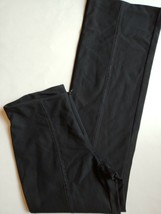 Express Dress Pants Womens Size 3 4 Black Striped Flare Leg Stretch - £18.92 GBP
