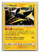 Vikavolt 52/149 Sun &amp; Moon Base Set Holo Rare Pokemon Card PP2 - $36.74 MXN