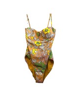 Tory Burch One Piece Swimsuit Bathing Suit Yellow Floral Pattern Size X-... - €37,99 EUR