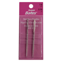 Coats and Clarks Susan Bates Steel Yarn Needles Pack of 2 - 2.75 inch 7 cm - £1.99 GBP