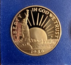 1986-S Statue of Liberty Commemorative Half Dollar - Beautiful Proof Coin  - £6.86 GBP