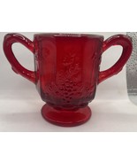 L.G. Wright Ruby Panel Grape Individual Open Sugar 3¼&quot; Tall - $339.33 MXN