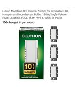 Elegant 3-Pack Diva Dimmer Light Switch – Control LED, Incandescent & Ha... - €85,61 EUR Elegant 3-Pack Diva Dimmer Light Switch – Control LED, Incandescent & Ha... - €85,61 EUR