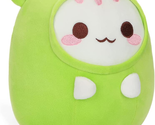 Cute Cat Frog Plush Pillow 8&quot; Kitten Frog Stuffed Animal, Soft Kawaii Ca... - $25.51
