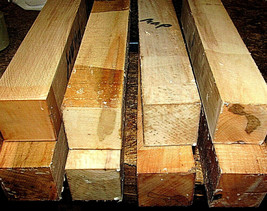 Lot Of Eight (8) Maple Turning Blanks Lumber Lathe Wood Carve Call 2&quot; X 2&quot; X 11&quot; - £27.65 GBP