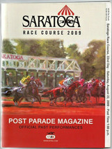 Saratoga Race Course 2009 Alabama Stakes Post Position Program w/ Monmou... - $11.99