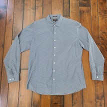 RODD &amp; GUNN Button Down Shirt Sports Fit Blue Floral Casual Men Size XL - $17.77