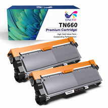 2Pk Compatible Tn660 Toner For Brother Hl-L2300D Hl-L2360Dw Hl-L2380Dw P... - £28.30 GBP