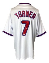 Trea Turner Philadelphia Signé Alternate Blanc Baseball Jersey Bas ITP - $223.09