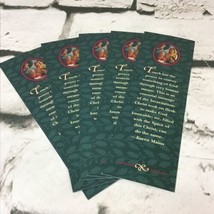 Vintage Christian Inspirational Bookmarks Karen Mains Quote Matching Lot... - £9.49 GBP