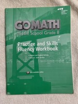 GO MATH!  Middle School Grade 8  Practice and Skills Fluency Workbook  Great con - £7.82 GBP