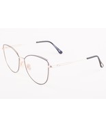 Tom Ford 5667-B 005 Black Gold / Blue Block Eyeglasses TF5667 005 55mm - $4,170.40 MXN