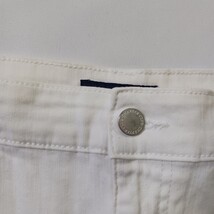 Charter Club Women's White Cotton Blend Rear Slit Denim Skirt Sz 10 (32W × 22L) image 14