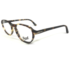 Persol Eyeglasses Frames 3053-V 9005 Tabacco Virginia Tortoise Round 52-19-145 - $140.03
