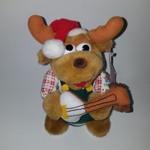 Wacky Shaky Christmas Pals Reindeer Plush Sings Jingle Bells Moves Sound w/TAG - £31.10 GBP