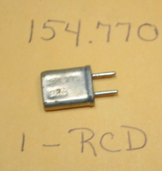 Vintage Scanner Radio Crystal - 154.770 MHz / 1-RCD / HC-25/U - $9.89
